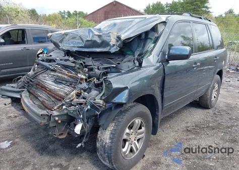 2003 Honda Pilot Ex-L from USA, damaged, VIN 2HKYF18533H520952